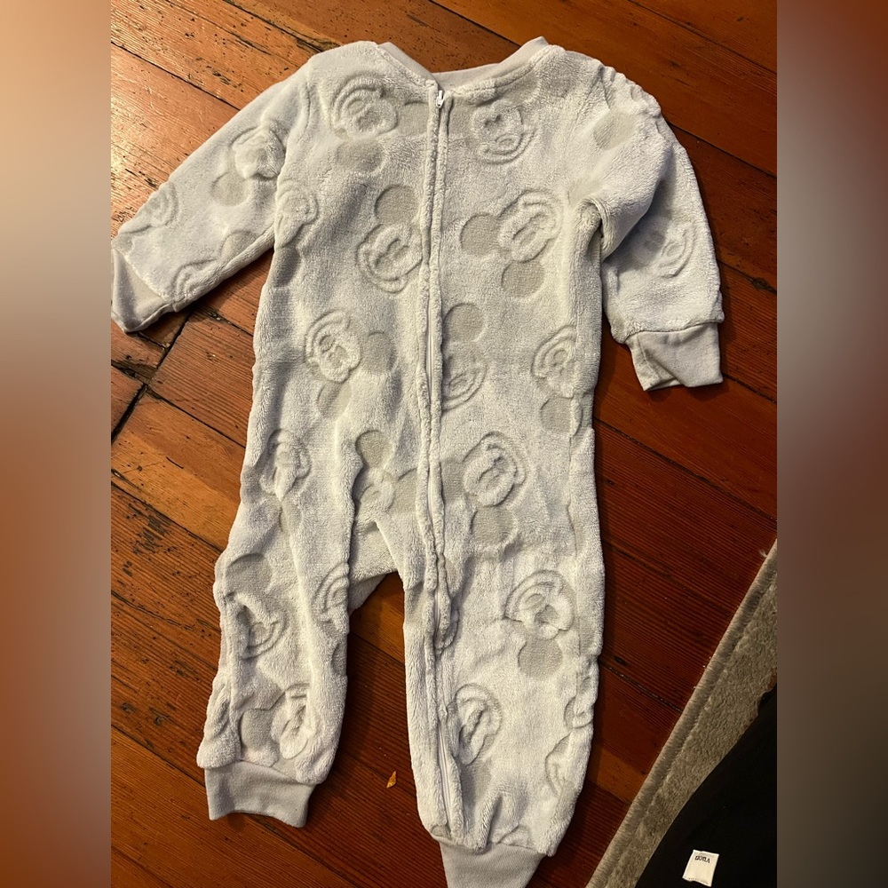 Mickey Mouse gray onsie